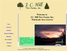 Tablet Screenshot of jchilltreefarms.com